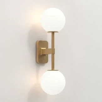 ASTRO 1429008 Tacoma Twin lampa ścienna mosiądz