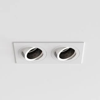 ASTRO 1434005 Pinhole Square Twin Adjustable spot biały