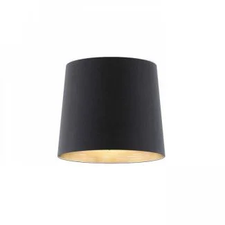 RENDL R11372 CONNY 35/30 abażur do lampy podłogowej Polycotton czarna/miedziana folia max. 23W