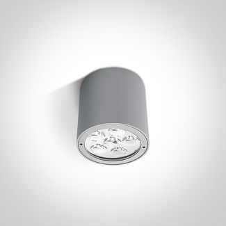 ONE LIGHT 67138C/G/D Modi szary zewnętrzny cylinder sufitowy 6000K 6x1W IP54