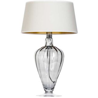 4 CONCEPTS BRISTOL TRANSPARENT BLACK L046311503 lampa stołowa z abażurem