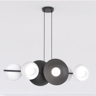EMIBIG 1484/6 VOLUM 6 BL WHITE Lampa wisząca