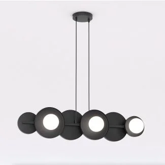 EMIBIG 1486/6 MODEL 6 BLACK Lampa wisząca