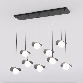 EMIBIG 1490/9 RITUAL 9 BLACK Lampa wisząca