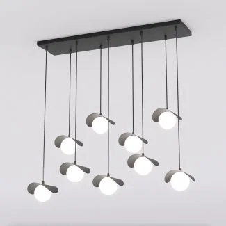 EMIBIG 1490/9 RITUAL 9 BLACK Lampa wisząca