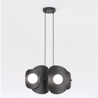 EMIBIG 1491/4 ELEMENTI 4 BLACK Lampa wisząca