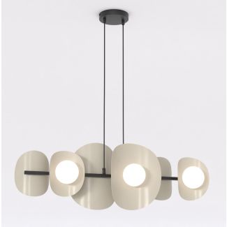 EMIBIG 1493/6 ELEMENTI 6 BL MOKKA Lampa wisząca