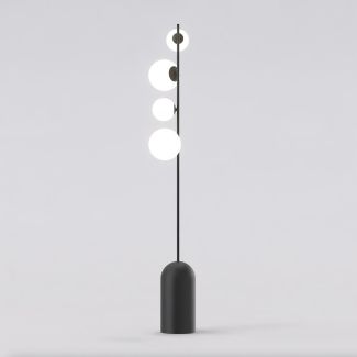EMIBIG 1503/LP4 ETNO LP4 BLACK Lampa podłogowa