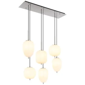 GLOBO 15345-6NO BLACKY I Lampa wisząca