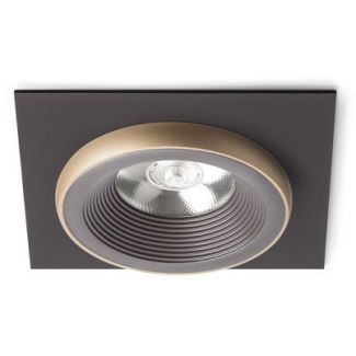 RENDL R13252 SHARM SQ I wpuszczana brązowa/perłowo-złota 230V LED 10W 24° 3000K