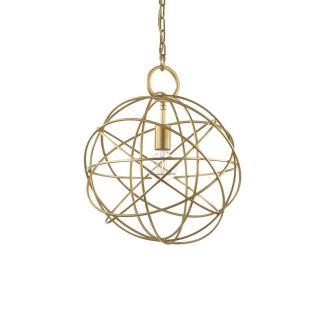 WYPRZEDAŻ IDEAL LUX 155968 KONSE SP1 LAMPA WISZĄCA złoty