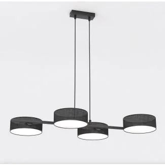 EMIBIG 1562/4 DRUMZ 4 BLACK Lampa wisząca