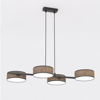 EMIBIG 1563/4 DRUMZ 4 BROWN Lampa wisząca