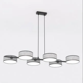 EMIBIG 1564/6 DRUMZ 6 GRAY Lampa wisząca