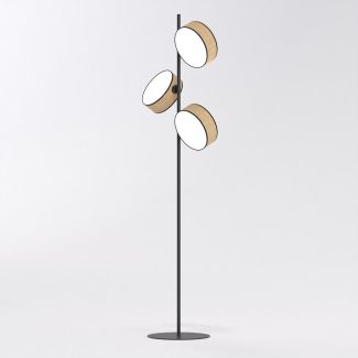 EMIBIG 1565/LP3 DRUMZ LP3 RATTAN Lampa podłogowa
