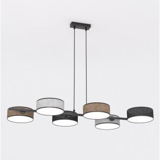 EMIBIG 1566/6 DRUMZ 6 MIX1 Lampa wisząca