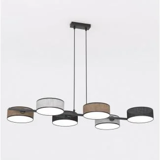EMIBIG 1566/6 DRUMZ 6 MIX1 Lampa wisząca