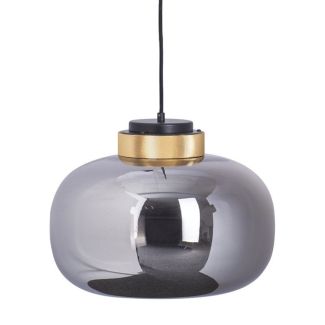 Step into Design 9969P/B smoky Lampa wisząca BOOM LED szaro złota 35 cm
