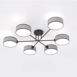 EMIBIG 1570/6 MAGA 6 GRAY Lampa sufitowa