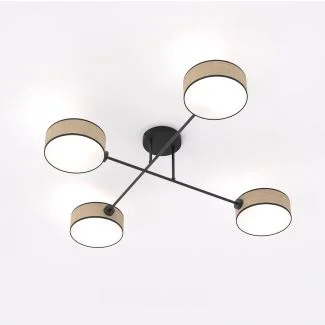 EMIBIG 1571/4 MAGA 4 RATTAN Lampa sufitowa