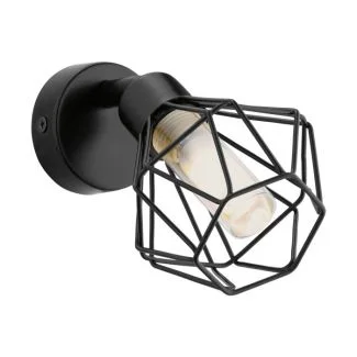EGLO 32765 LAMPA ZAPATA 1 SPOT WL/1 G9-LED SCHWARZ/AMBER ZAPATA 1