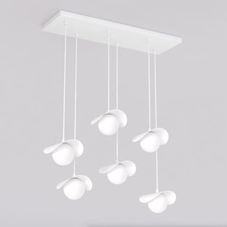 EMIBIG 1584/6 RITUAL 6 WHITE Lampa wisząca