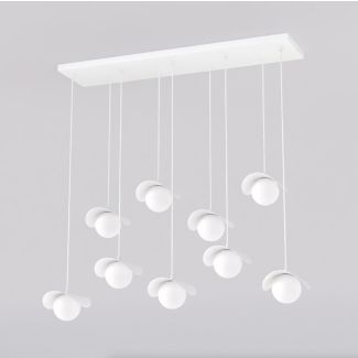 EMIBIG 1584/9 RITUAL 9 WHITE Lampa wisząca
