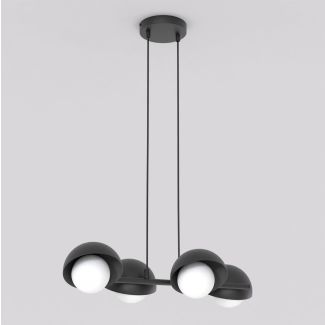 EMIBIG 1589/4 BOOM 4 BLACK Lampa wisząca