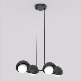 EMIBIG 1589/4 BOOM 4 BLACK Lampa wisząca