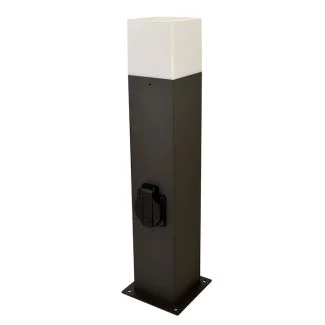 Polux 307323 Lampa zewnętrzna NEW YORK 44cm z gniazdem 1xE27