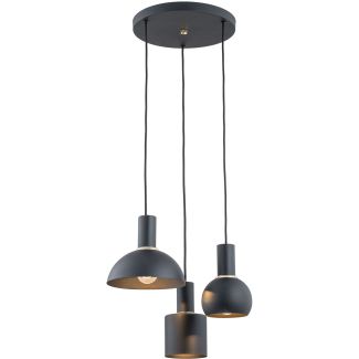 ARGON SINES 1472 lampa wisząca 3 pł. na okrągłej podsufitce