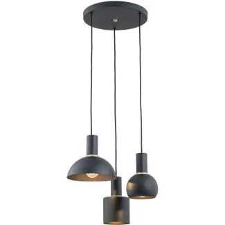 ARGON SINES 1472 lampa wisząca 3 pł. na okrągłej podsufitce