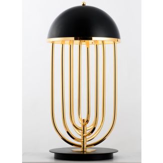 Step into design ST-1602 black Lampa stołowa DOLCE VITA czarno - złota