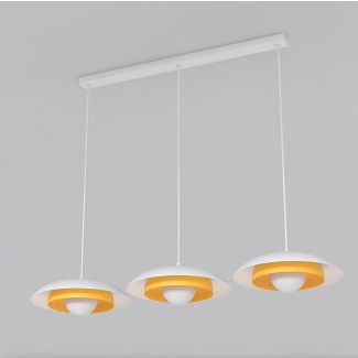 EMIBIG 1606/3 SKIN 3 WH ORANGE Lampa wisząca
