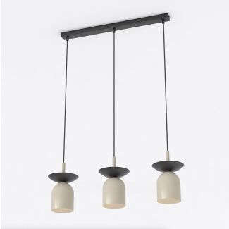 EMIBIG 1612/3 EGO 3 BL MOKKA Lampa wisząca