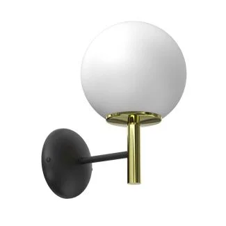 LUMINEX 1652 kinkiet Awinion black/gold 1xE27