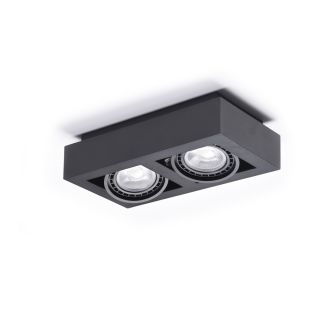 AZZARDO AZ4441 NIKEA 2 ES111 BK TECHNICAL EXPOSED DOWNLIGHT BLACK