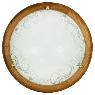 CANDELLUX 13-06585 HERBA PLAFON 30 DREWNO STANDARD 1X60 W E27 DĄB