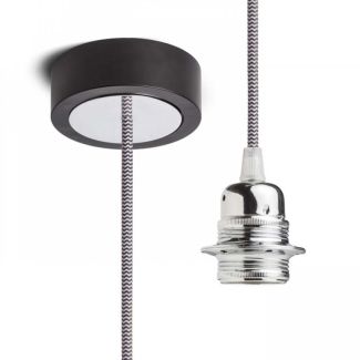 RENDL R11910 HEX wisząca sada CP+C/BK+CHO+CHP1 230V E27 28W