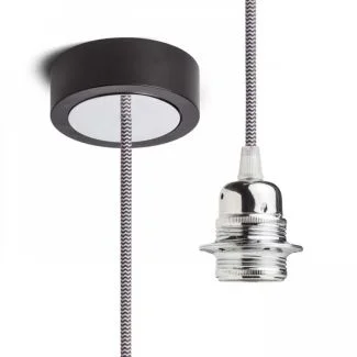 RENDL R11910 HEX wisząca sada CP+C/BK+CHO+CHP1 230V E27 28W