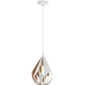 EGLO 43001 HL/1 E27 WEISS/GOLD CARLTON 1