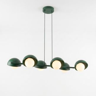 EMIBIG 1835/8 BOOM 6 OLIVE GREEN Lampa wisząca