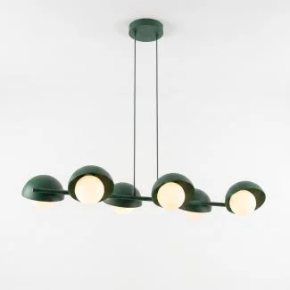 EMIBIG 1835/8 BOOM 6 OLIVE GREEN Lampa wisząca