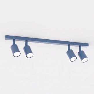 EMIBIG 1836/4 FLASH 4 DUSTY BLUE Lampa sufitowa
