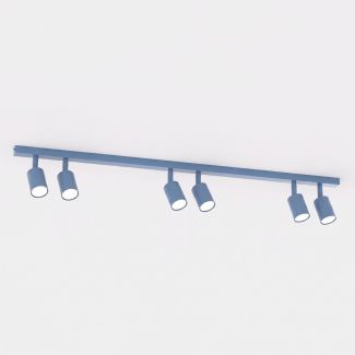EMIBIG 1836/6 FLASH 6 DUSTY BLUE Lampa sufitowa