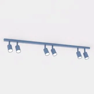 EMIBIG 1836/6 FLASH 6 DUSTY BLUE Lampa sufitowa