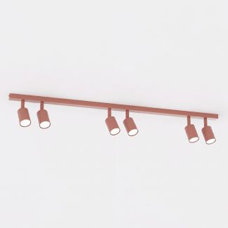 EMIBIG 1837/6 FLASH 6 CORAL Lampa sufitowa