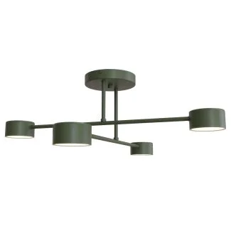 EMIBIG 1841/4 HALO 4 OLIVE GREEN Lampa sufitowa