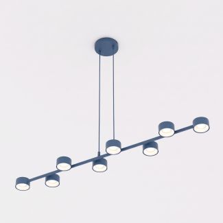 EMIBIG 1842/8 MEGARA 8 DUSTY BLUE Lampa wisząca