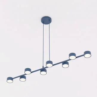 EMIBIG 1842/8 MEGARA 8 DUSTY BLUE Lampa wisząca